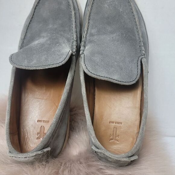 Frye Deck Venetian Suede Leather Slip On Men's Shoes Size 9.5 - Picture 7 of 9